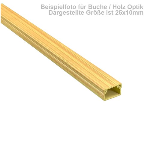 Kabelkanal 25x15 buche hell - 25x15,